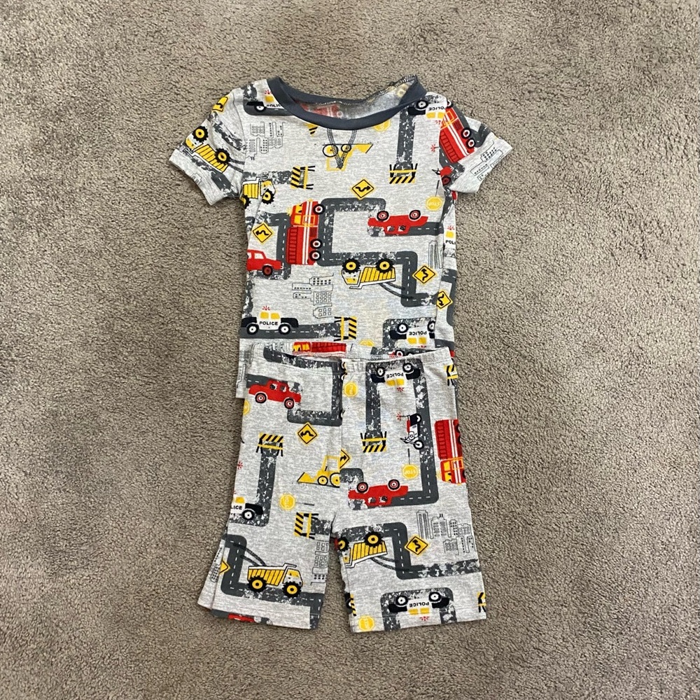 Boys Construction 2pc Pjs Set size 6